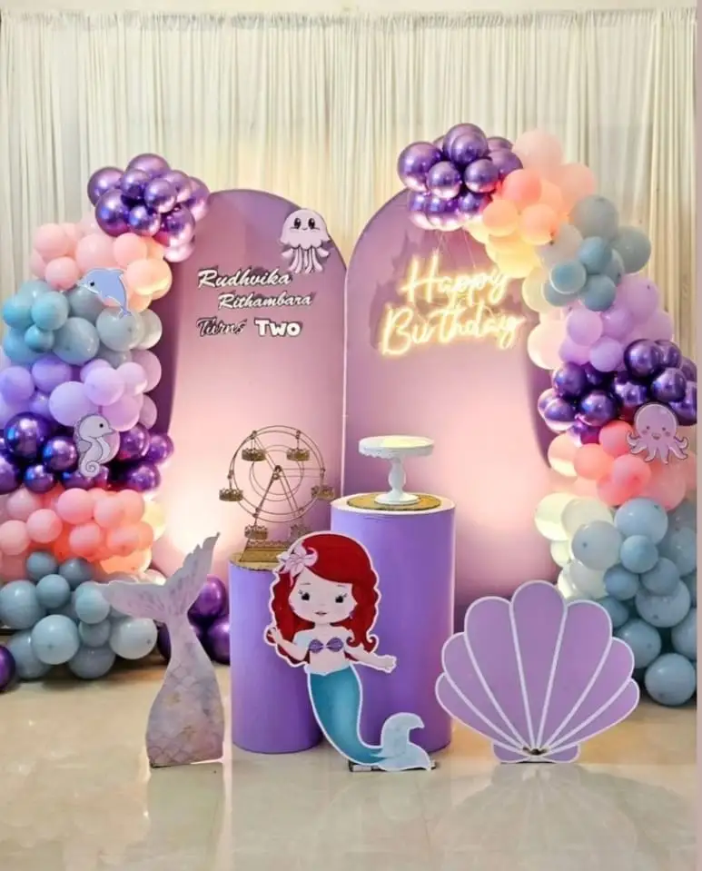 Little Mermaid World Birthday Decor